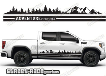 GMC Sierra racing stripes 028