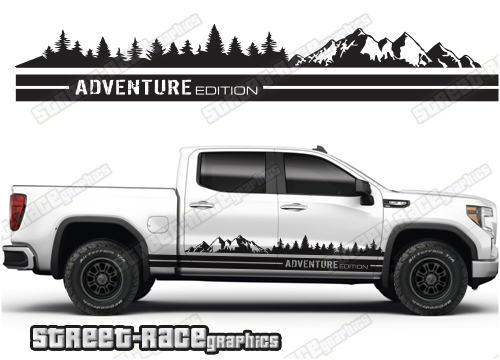 GMC Sierra racing stripes 028