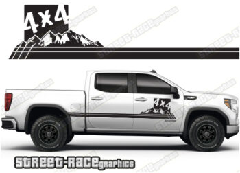 GMC Sierra racing stripes 030