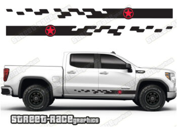 GMC Sierra racing stripes 031