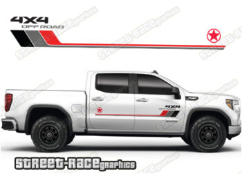 GMC Sierra stickers 033