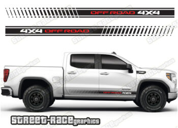 GMC Sierra racing stripes 036