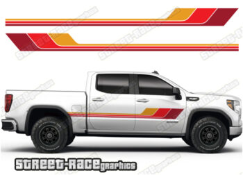 GMC Sierra racing stripes 042