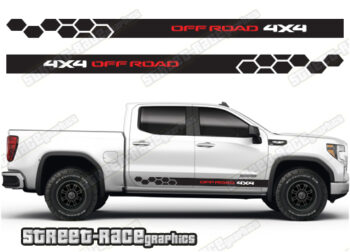 GMC Sierra racing stripes 044