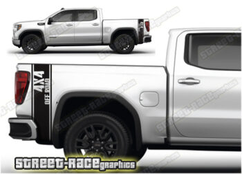 GMC Sierra bed stickers 004