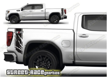 GMC Sierra bed stickers 005