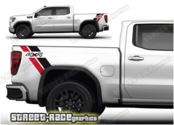 GMC Sierra bed stickers 006