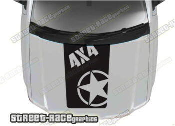 Dodge RAM bonnet / hood graphics 001 - USMC