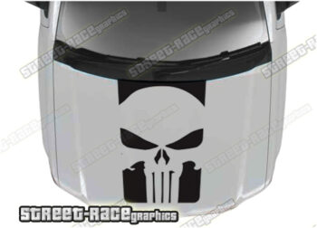 Dodge RAM bonnet / hood graphics 004 - PUNISHER