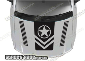 Dodge RAM bonnet / hood graphics 011