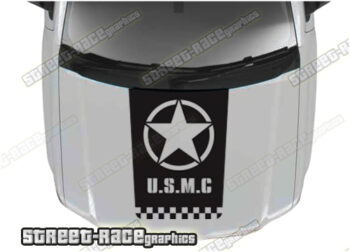 Dodge RAM bonnet / hood graphics 017