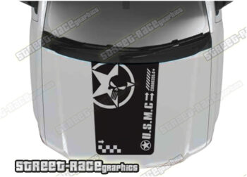 Dodge RAM bonnet / hood graphics 018