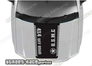 Dodge RAM bonnet / hood graphics 019