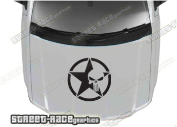 Isuzu D-Max 4x4 bonnet / hood graphics 022