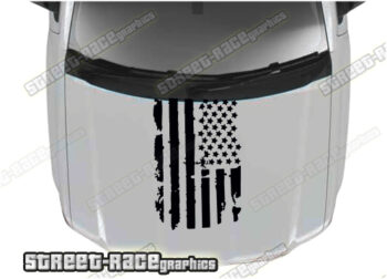 Isuzu D-Max 4x4 bonnet / hood graphics 023