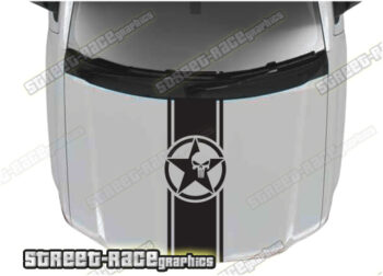 Chevrolet Silverado bonnet / hood graphics 026