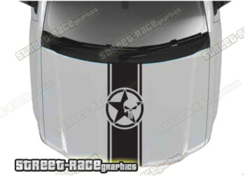 Chevrolet Silverado bonnet / hood graphics 028