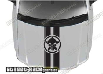 Chevrolet Silverado bonnet / hood graphics 031