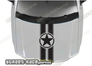 Chevrolet Silverado bonnet / hood graphics 033