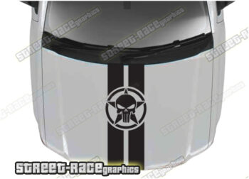 Chevrolet Silverado bonnet / hood graphics 035