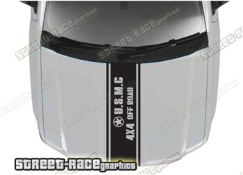 Chevrolet Silverado bonnet / hood graphics 038