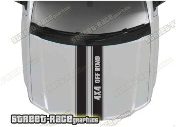 Chevrolet Silverado bonnet / hood graphics 040