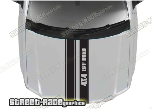 Chevrolet Silverado bonnet / hood graphics 040