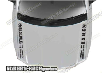 Dodge RAM bonnet / hood graphics 042