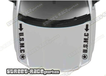 Dodge RAM bonnet / hood graphics 043