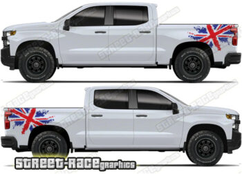 Chevrolet Silverado large 046 - UK Flag