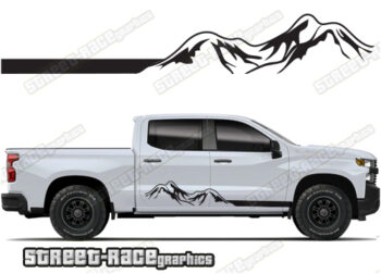 Chevrolet Silverado racing stripes 004