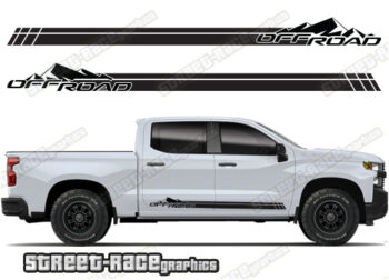 Chevrolet Silverado racing stripes 005