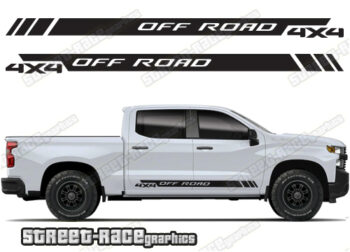 Chevrolet Silverado racing stripes 006