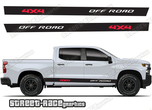 Chevrolet Silverado racing stripes 007