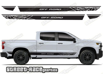 Chevrolet Silverado racing stripes 008