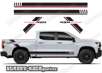 Chevrolet Silverado racing stripes 009