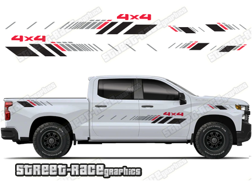 Chevrolet Silverado stickers 013