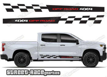 Chevrolet Silverado racing stripes 015