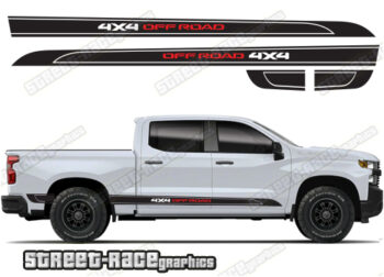 Chevrolet Silverado racing stripes 016