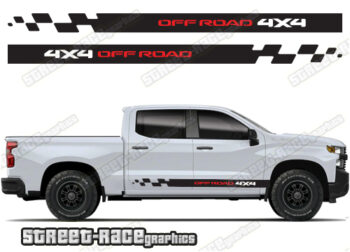 Chevrolet Silverado racing stripes 017