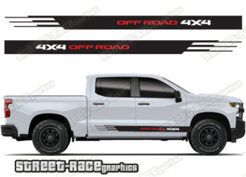 Chevrolet Silverado racing stripes 019