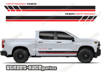 Chevrolet Silverado racing stripes 020