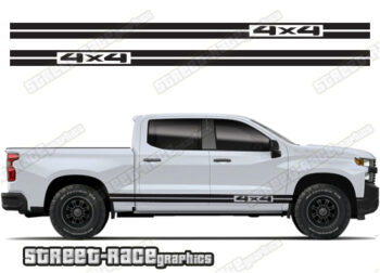Chevrolet Silverado racing stripes 021