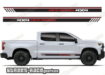 Chevrolet Silverado racing stripes 022