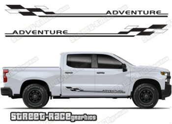 Chevrolet Silverado racing stripes 024