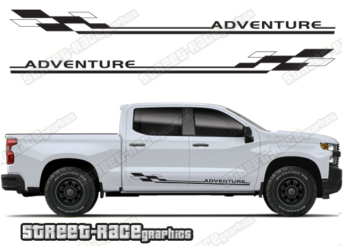 Chevrolet Silverado racing stripes 024