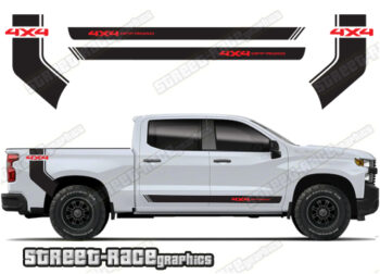 Chevrolet Silverado racing stripes 025