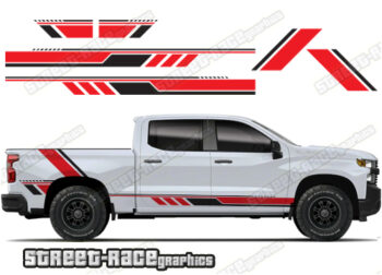 Chevrolet Silverado racing stripes 026