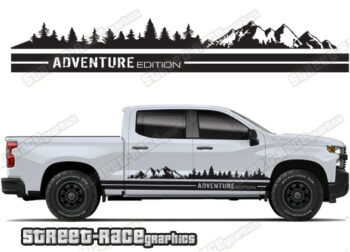 Chevrolet Silverado racing stripes 028