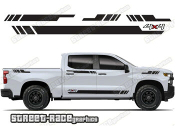 Chevrolet Silverado racing stripes 032
